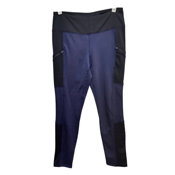 Active Life - fleece lined leggings - size XL NWT Choice of Navy or Burgundy - Picture 2 of 16